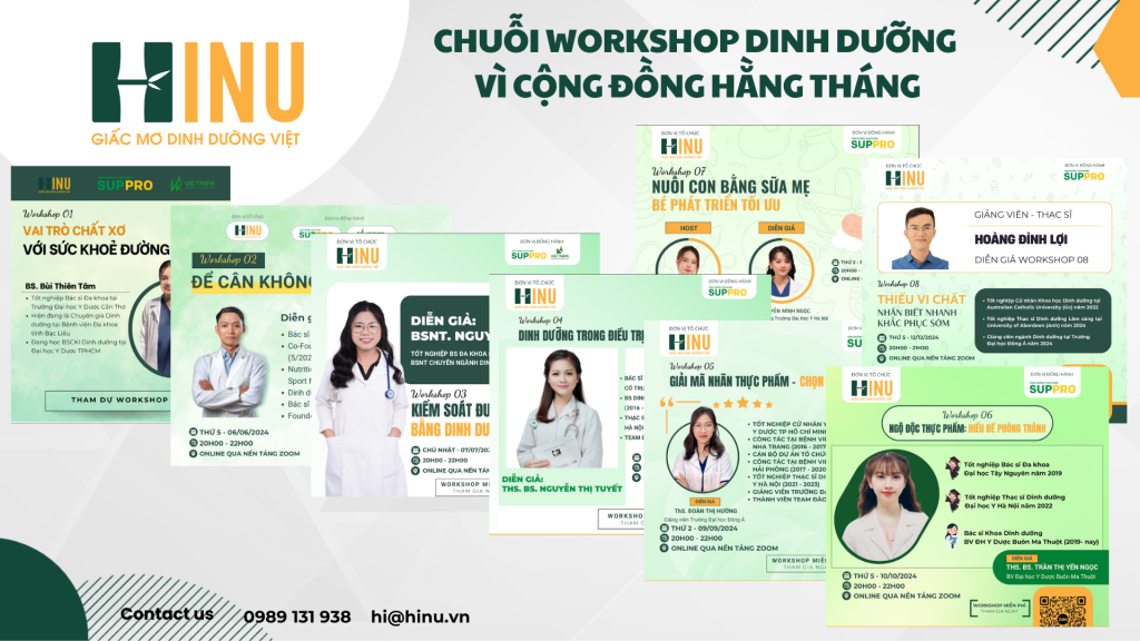 HINU giấc mơ dinh dưỡng Việt